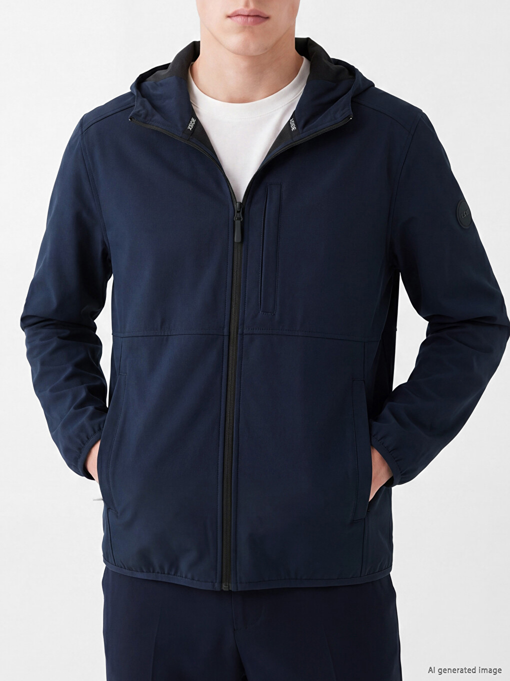 Mashkull Blu Anorak-2