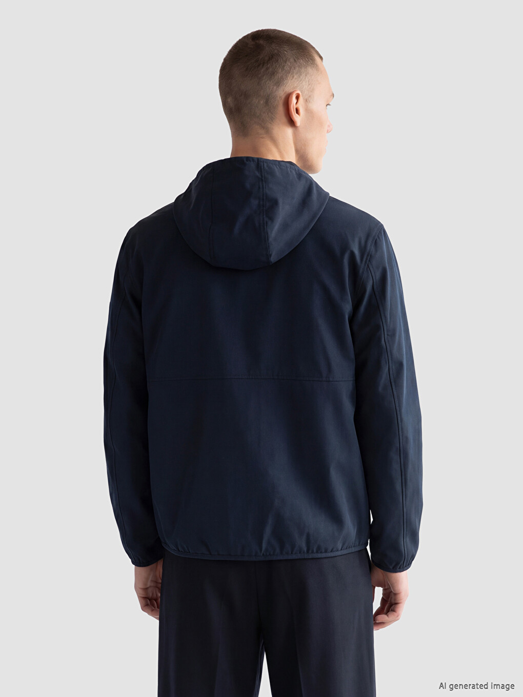 Mashkull Blu Anorak-3