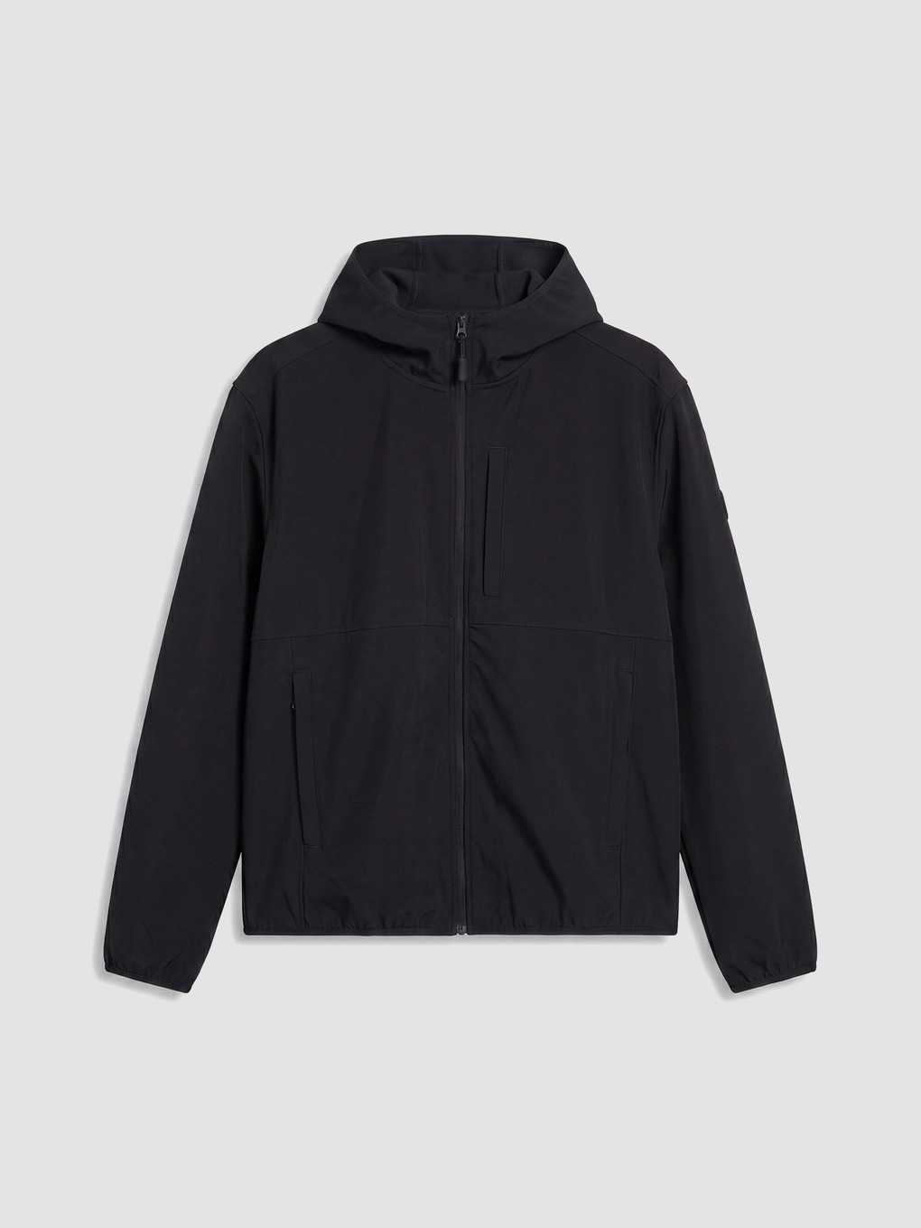 Siyah Regular Fit Kapüşonlu Erkek Mont-4
