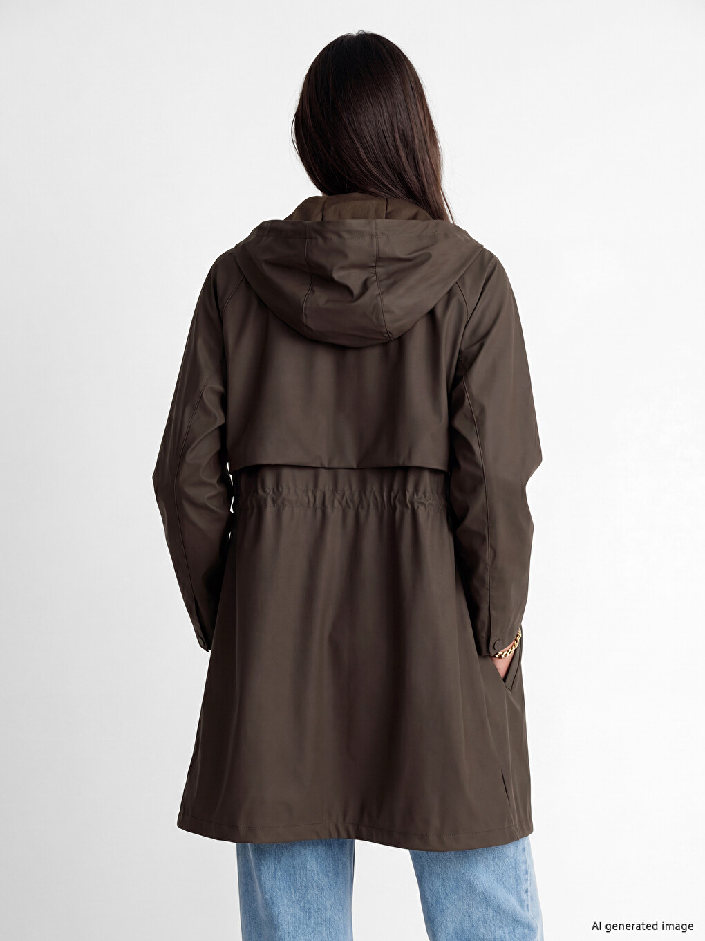 Imperméable Femme À Capuche-2
