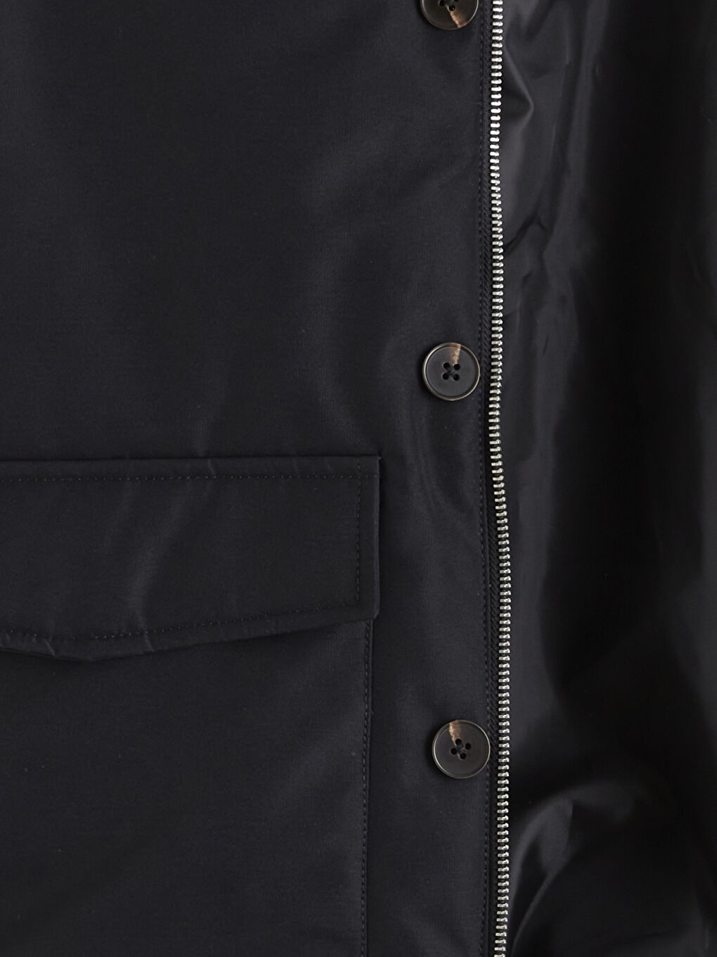 Παλτό με χαλαρή εφαρμογή και κολάρο πουκαμίσου για άνδρες-6