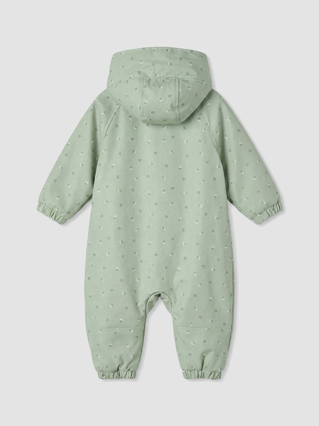 Patterned Hooded Baby Girls' Astronaut Coat-3