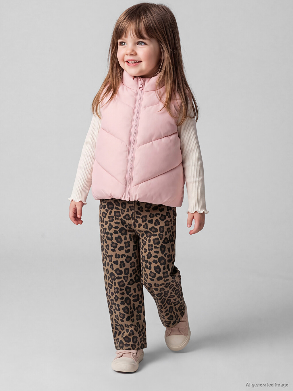 Water Repellent Baby Girls' Puffer Gilet-1