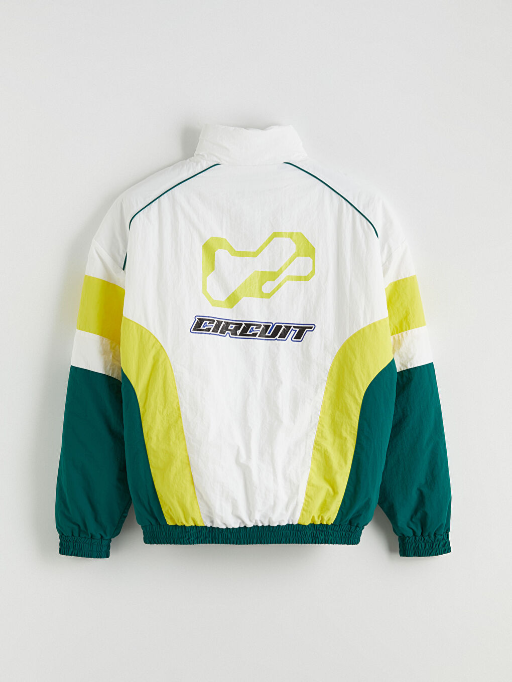 Yeşil Rahat Kalıp Erkek Mont-8