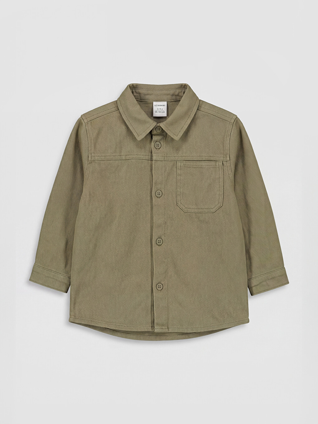 Haki Regular Fit Erkek Çocuk Gabardin 3'lü Takım-1