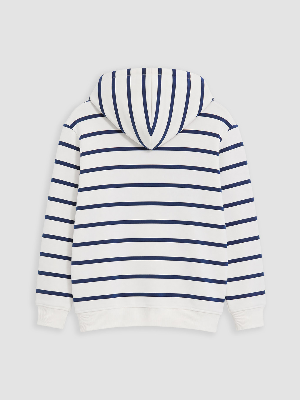 İndigo Çizgili Erkek Çocuk Fermuarlı Sweatshirt-1
