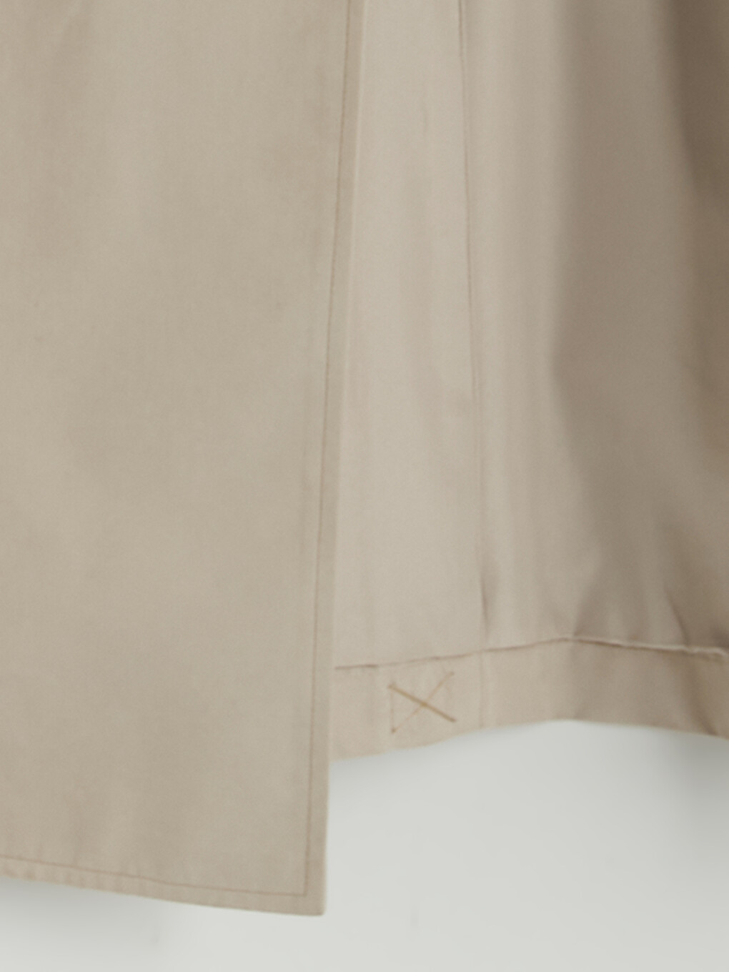 Bej Kuşaklı Kadın Gabardin Trençkot-7