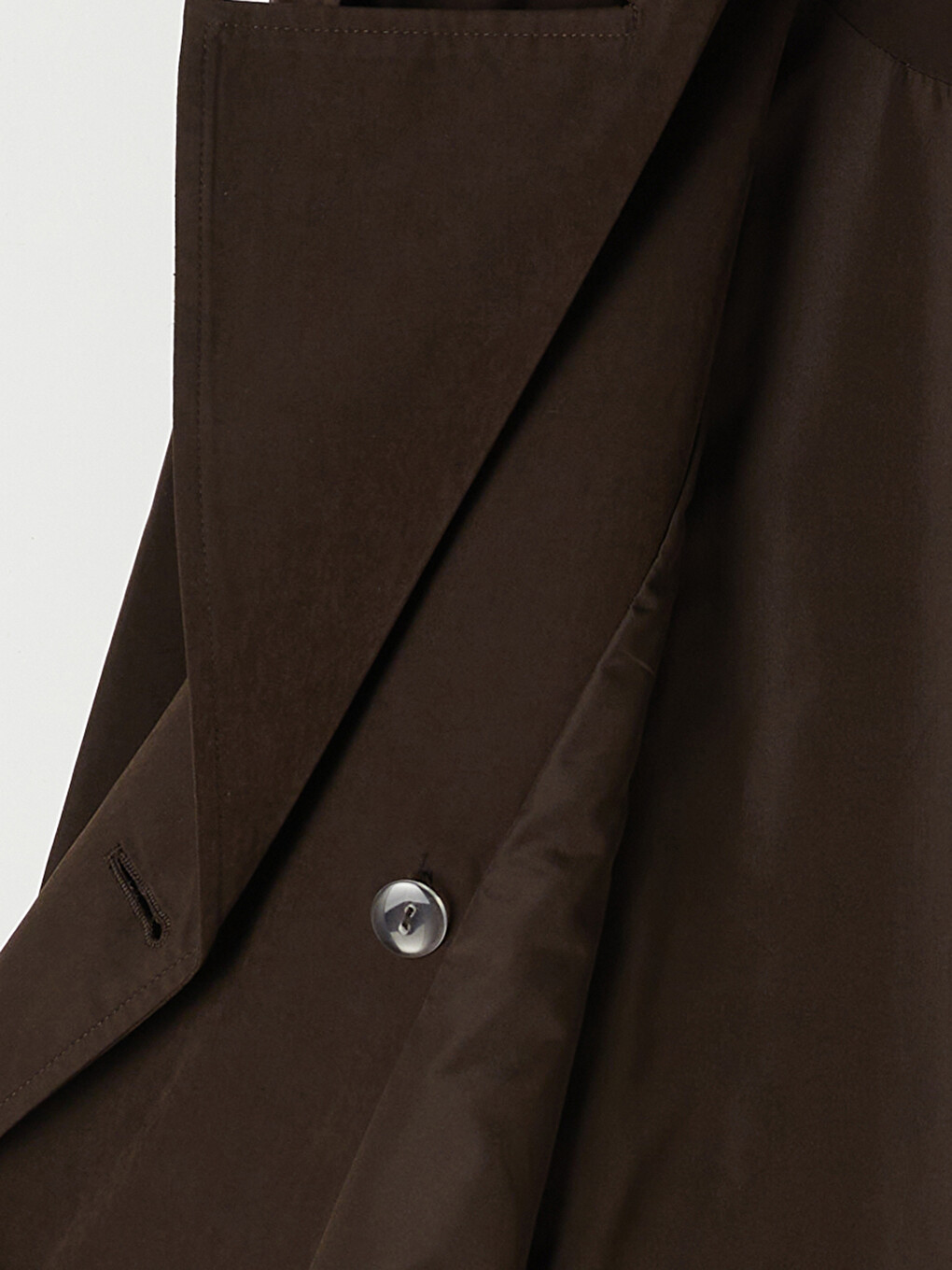 Kahverengi Kuşaklı Kadın Gabardin Trençkot-7
