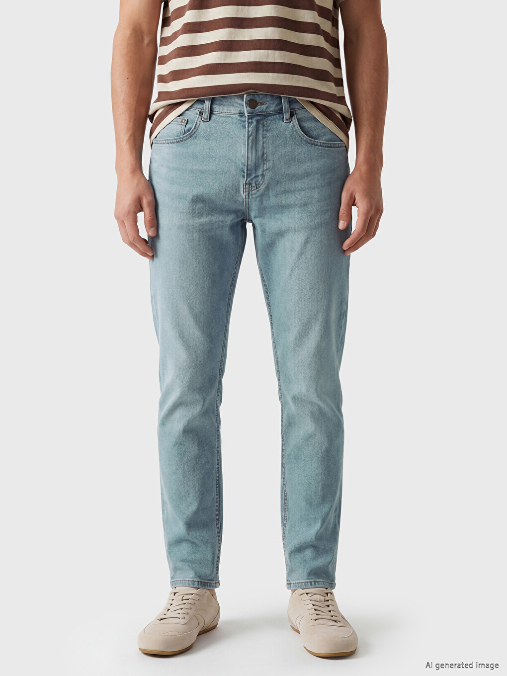 750 Slim Fit Erkek Jean Pantolon-1