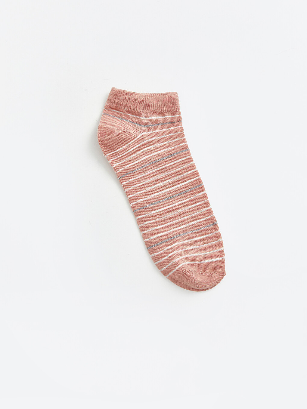 Woman Ecru Trainer Socks-2