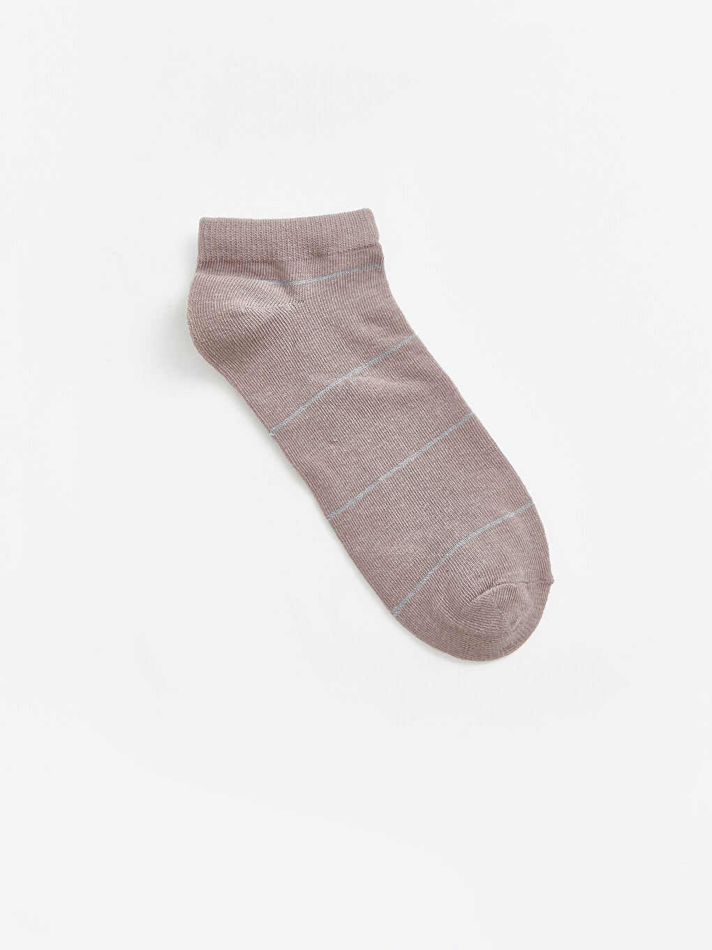 Woman Ecru Trainer Socks-5