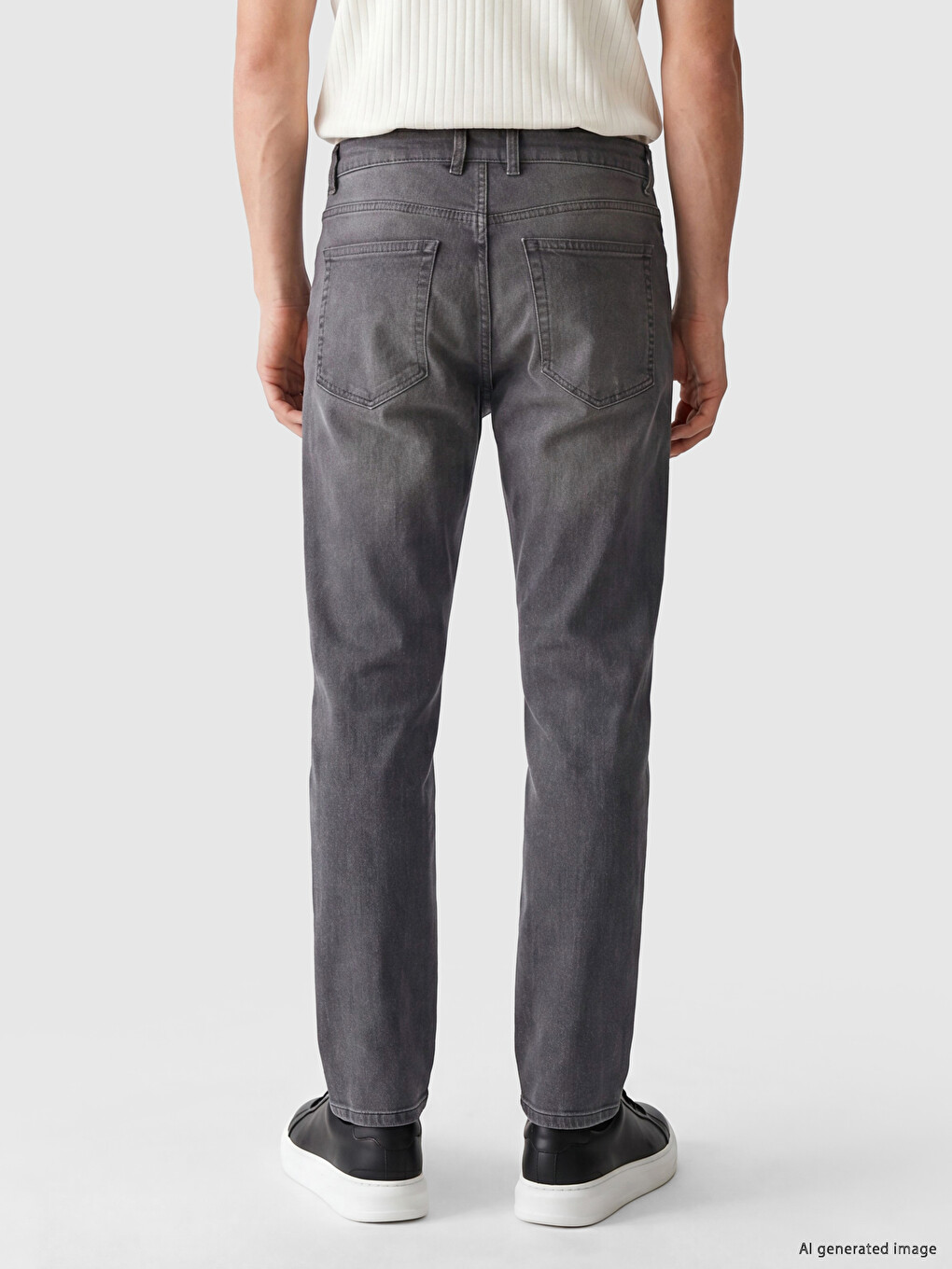 Mann Grey Jeans-2