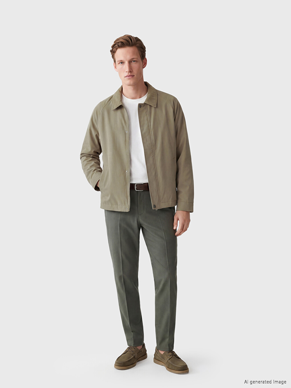 Regular Fit Kadife Yaka Erkek Ceket-1