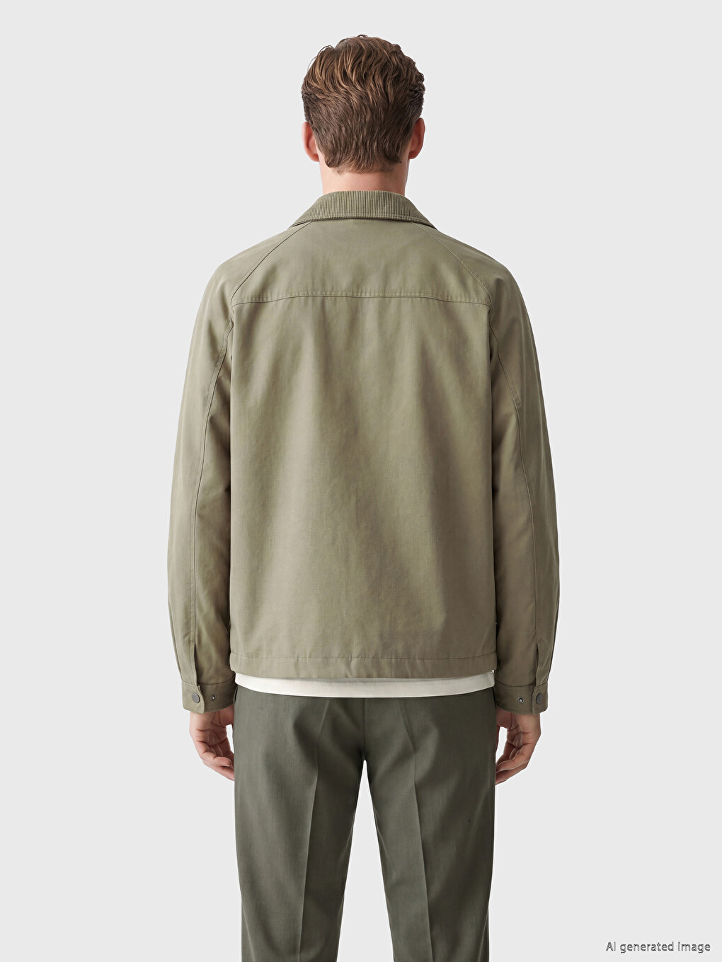 Regular Fit Kadife Yaka Erkek Ceket-2