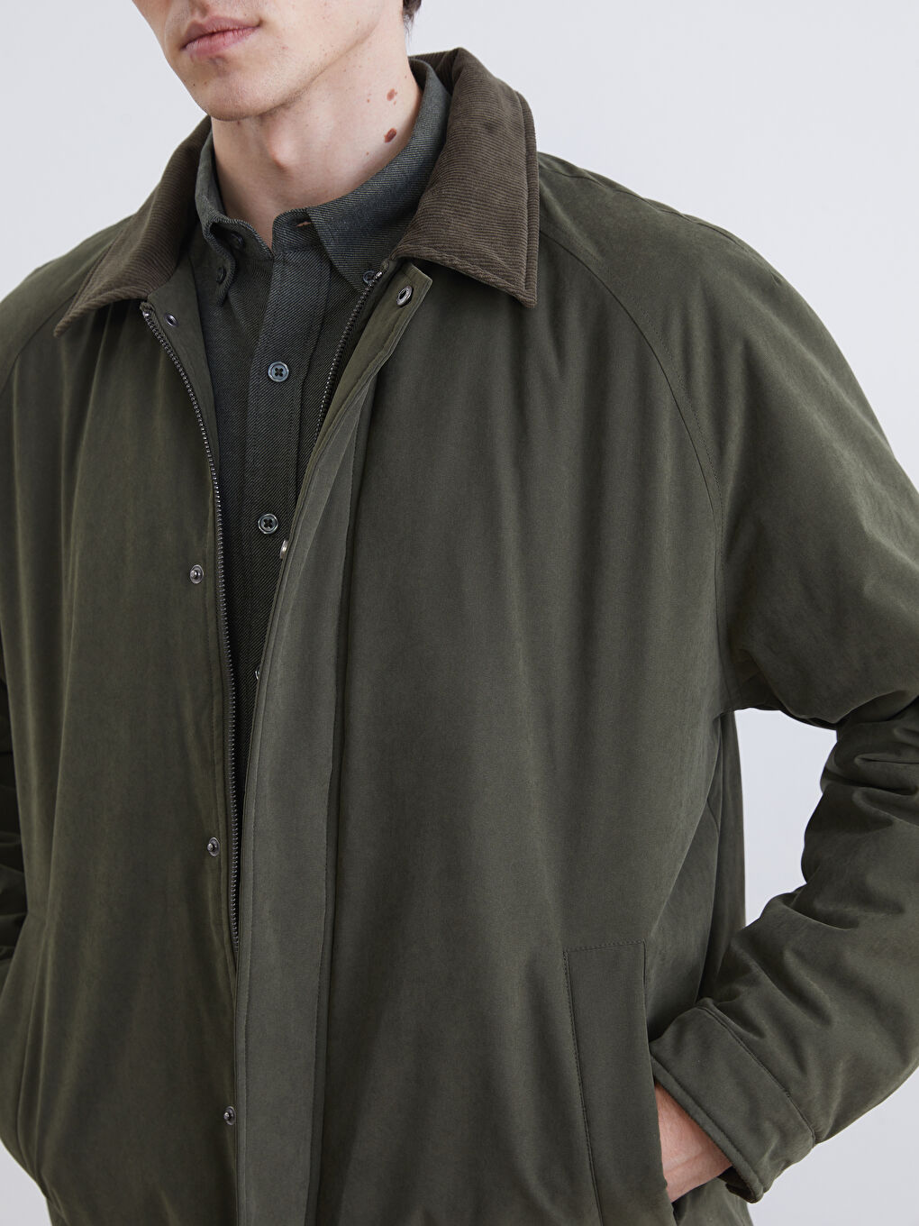 Мужчины Хаки Пиджак-2