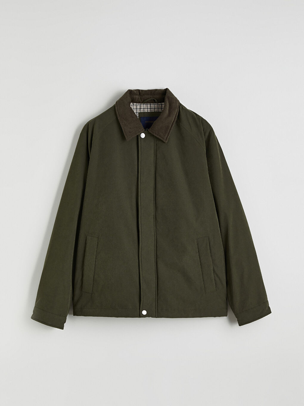 Мужчины Хаки Пиджак-5