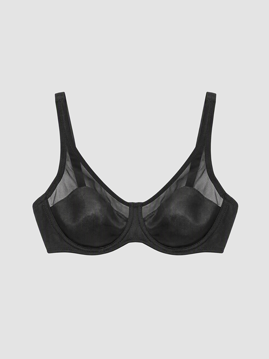 Woman Black Minimiser Bra