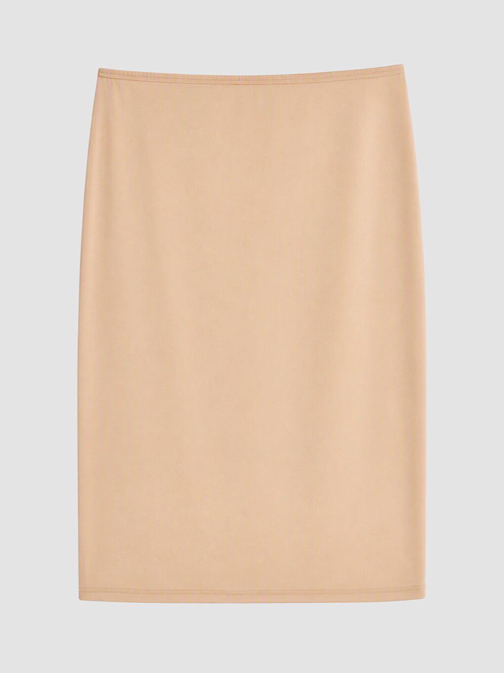 Elastic Waist Women's Slip Skirt-4