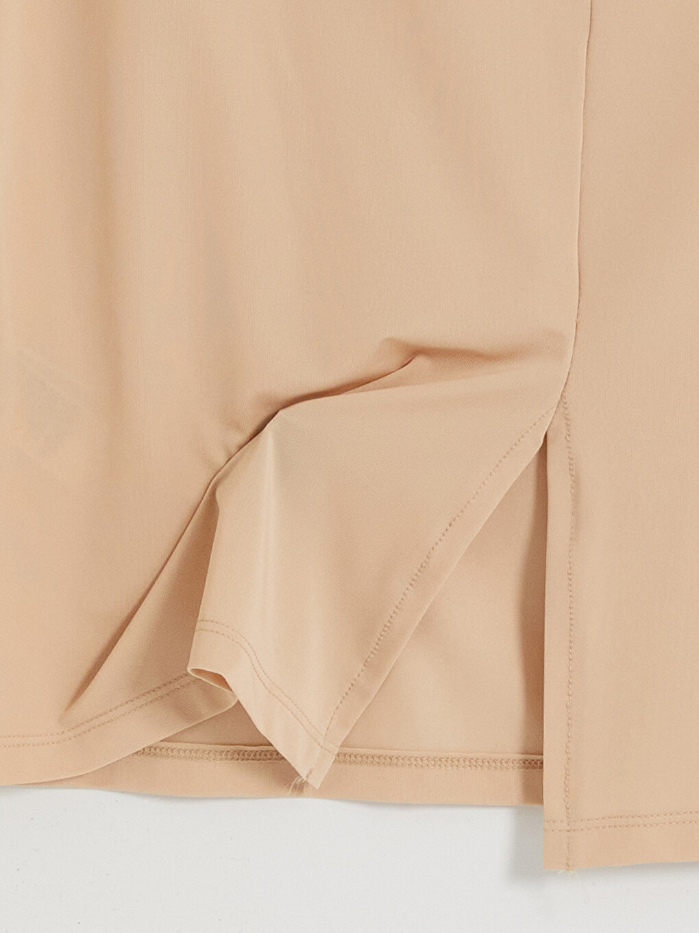 Elastic Waist Women's Slip Skirt-5