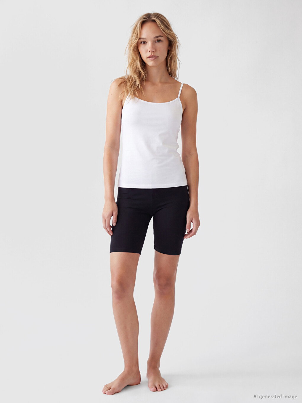 U Neck Strappy Women's Tank Top-1