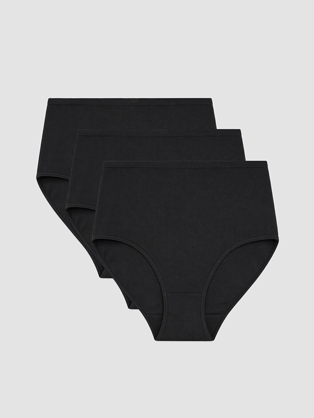 Woman Black High-waisted Knickers