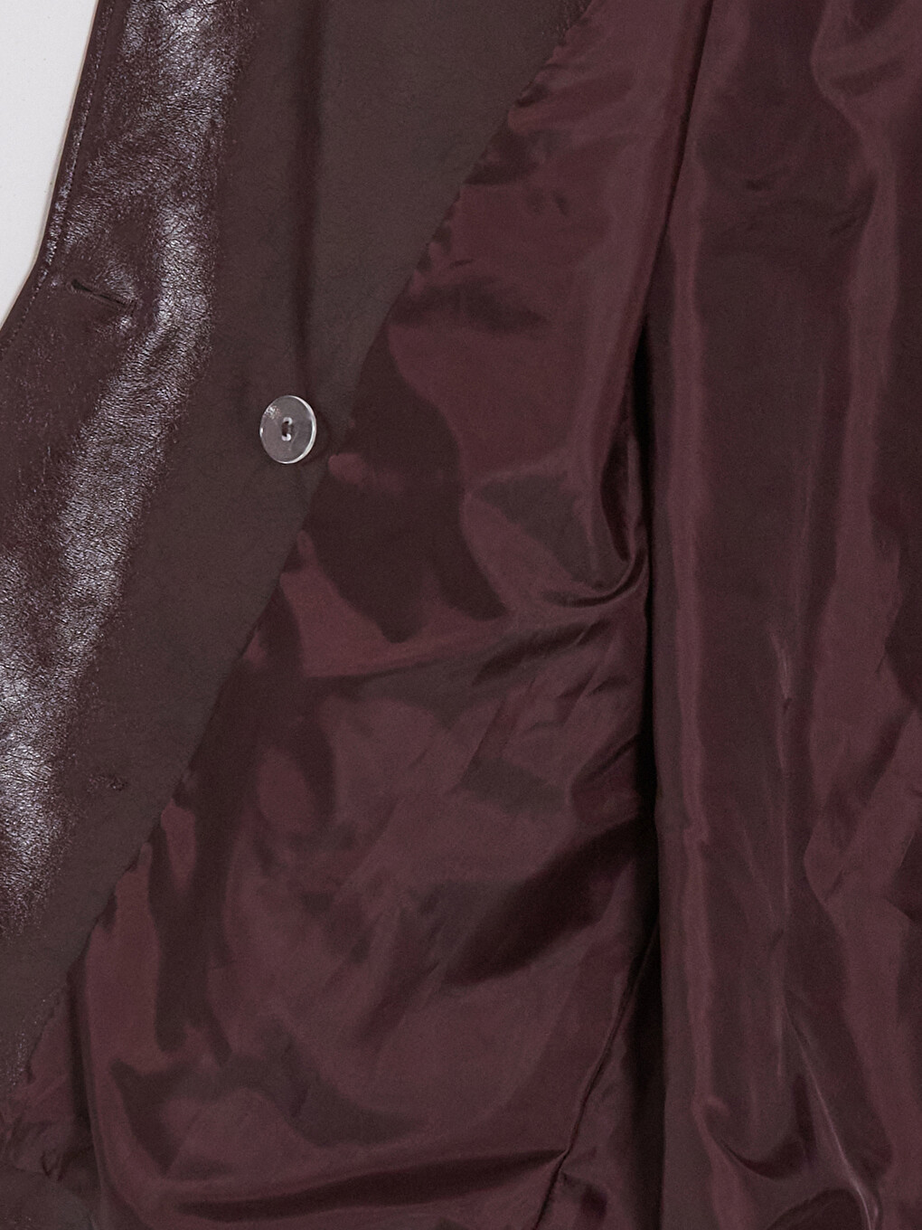 Woman Plum Faux Leather Jacket-7