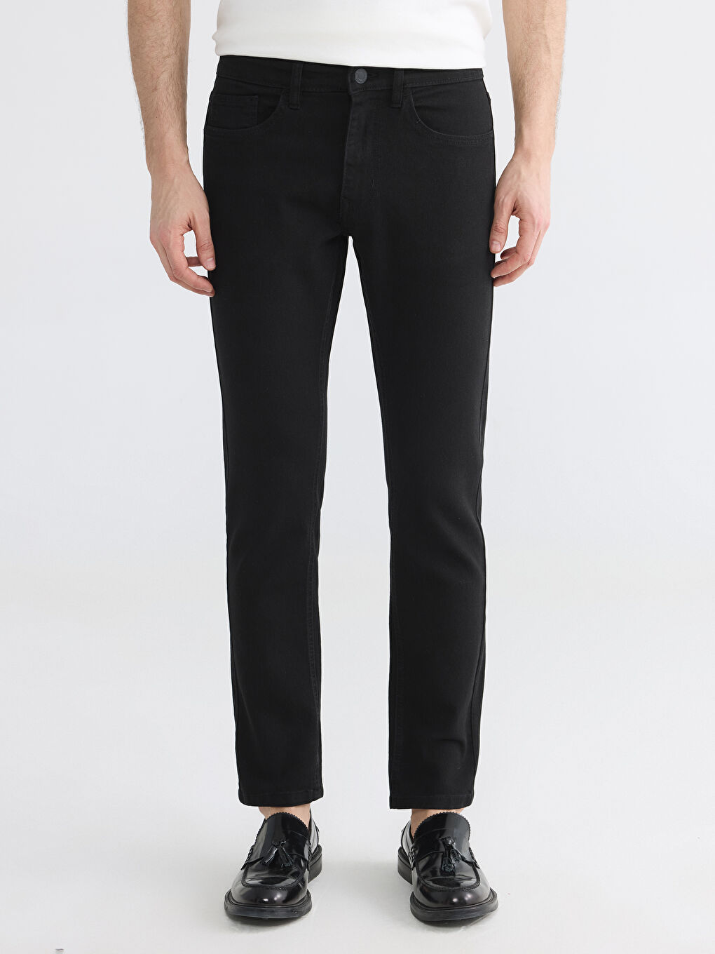 Mann SCHWARZ Jeans-1