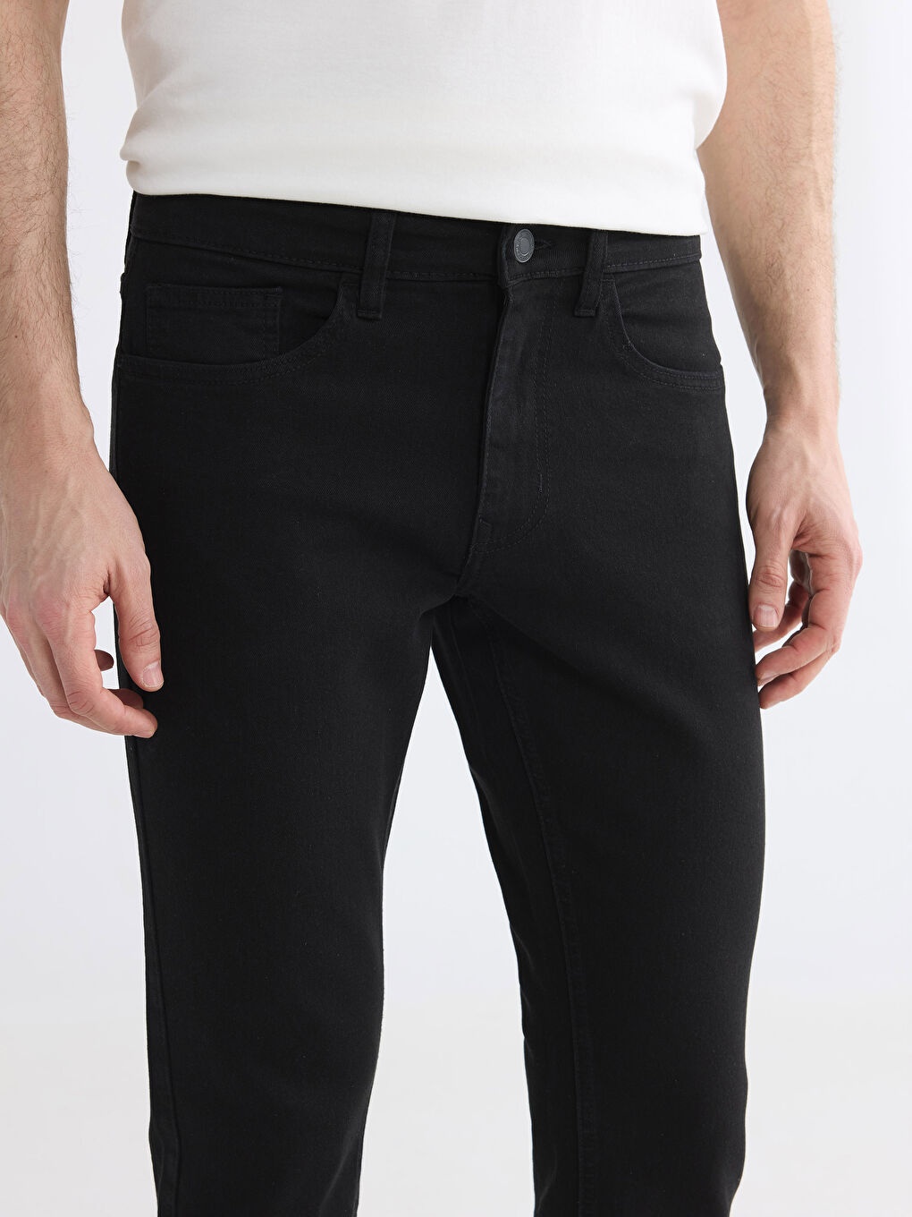 Mann SCHWARZ Jeans-2