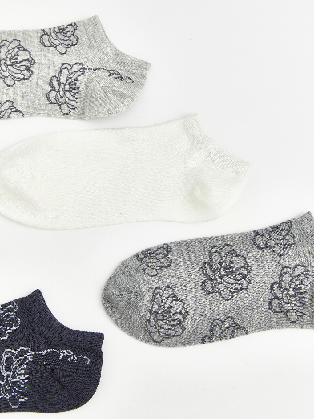Floral Women's Trainer Socks 5-pack-1