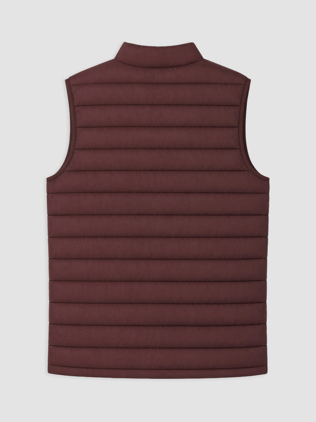 Bordo Regular Fit Dik Yaka Erkek Şişme Yelek-5