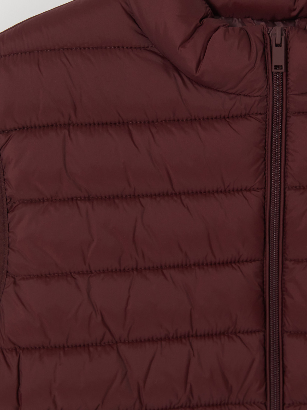 Bordo Regular Fit Dik Yaka Erkek Şişme Yelek-6