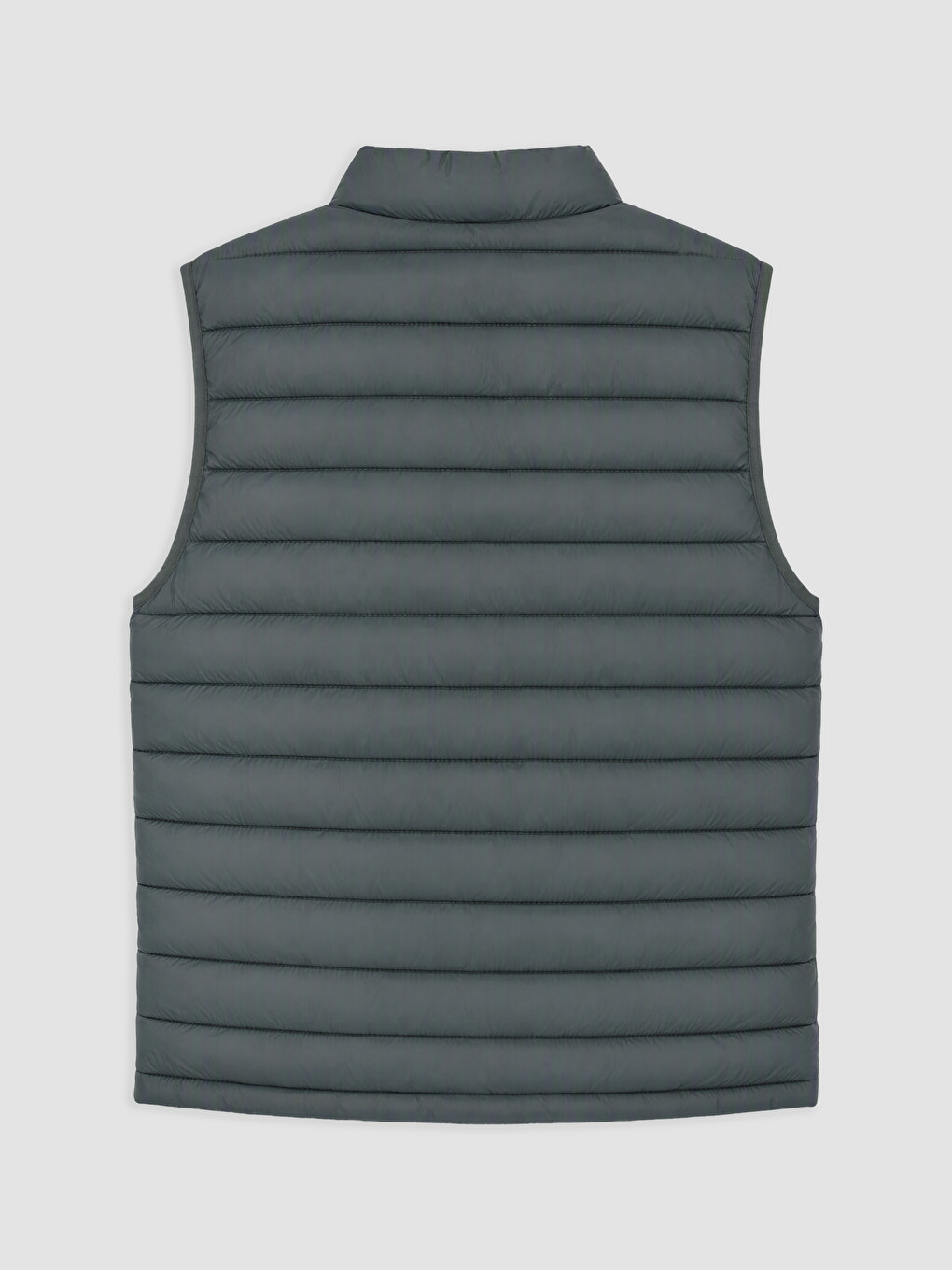 Yeşil Regular Fit Dik Yaka Erkek Şişme Yelek-1