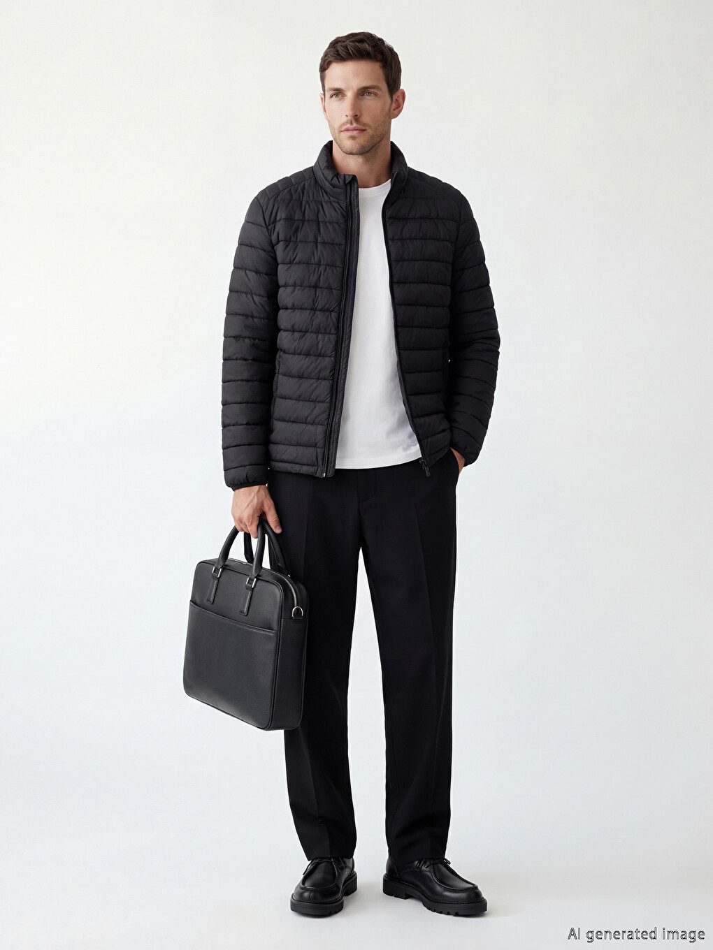 Mashkull E Zeze Pallto Puffer-1