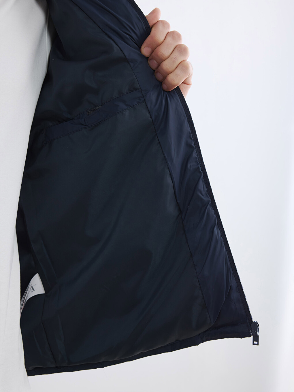 Mashkull Blu Pallto Puffer-3