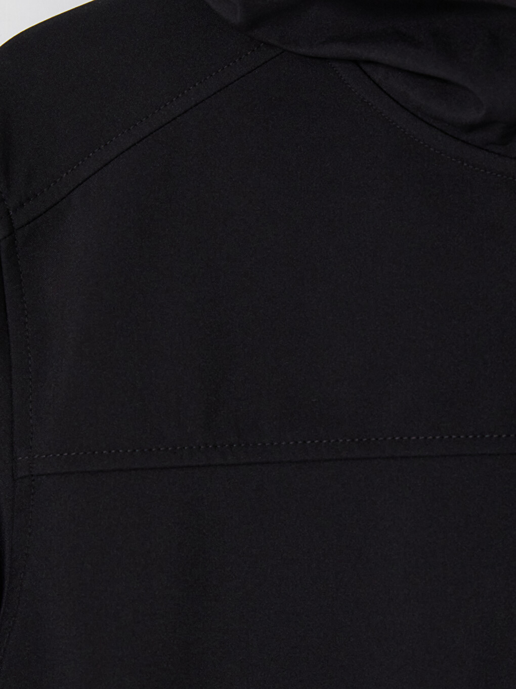 Siyah Regular Fit Kapüşonlu Erkek Ceket-1