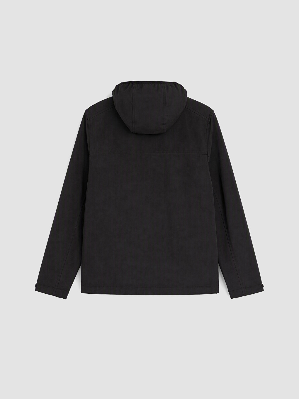 Regular Fit Hooded Men's Coat-6