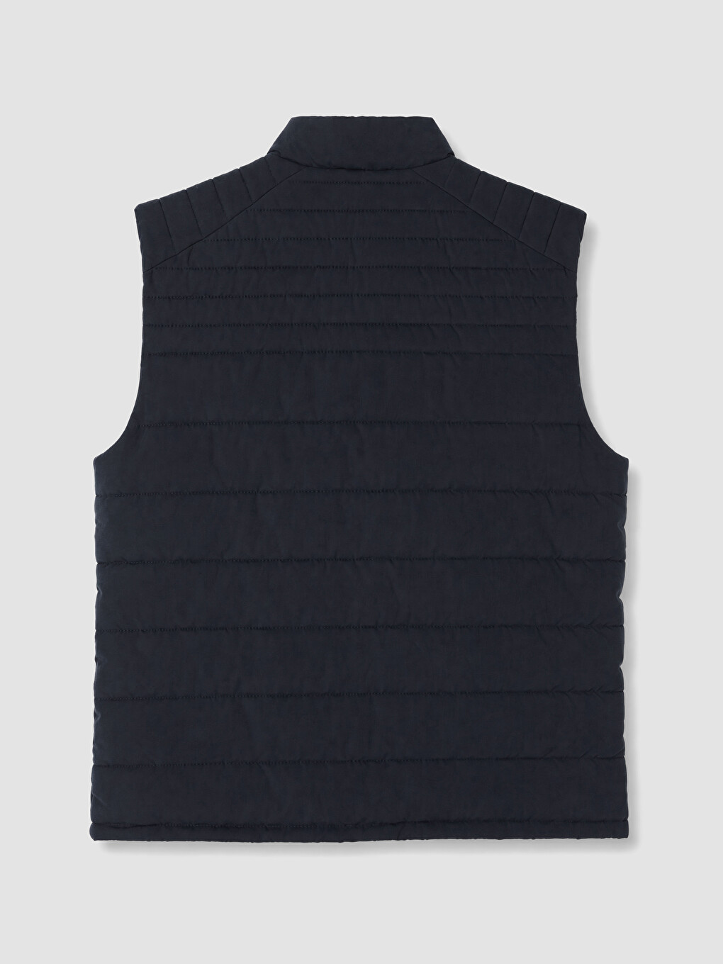 Regular Fit Mock Neck Men's Gilet-7