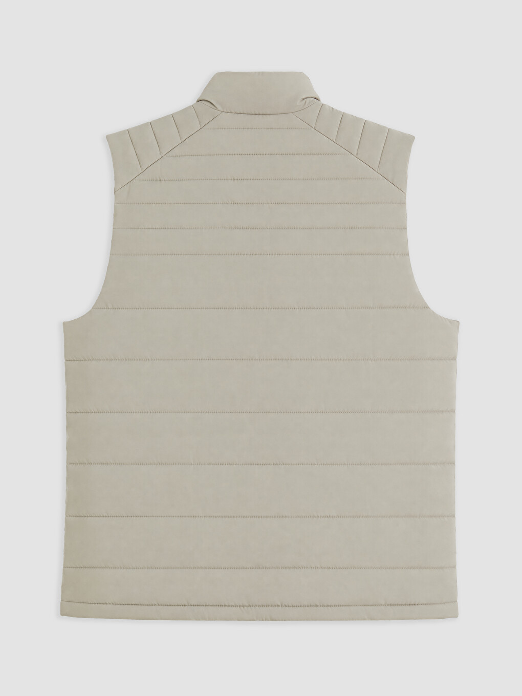Regular Fit Mock Neck Men's Puffer Gilet-5