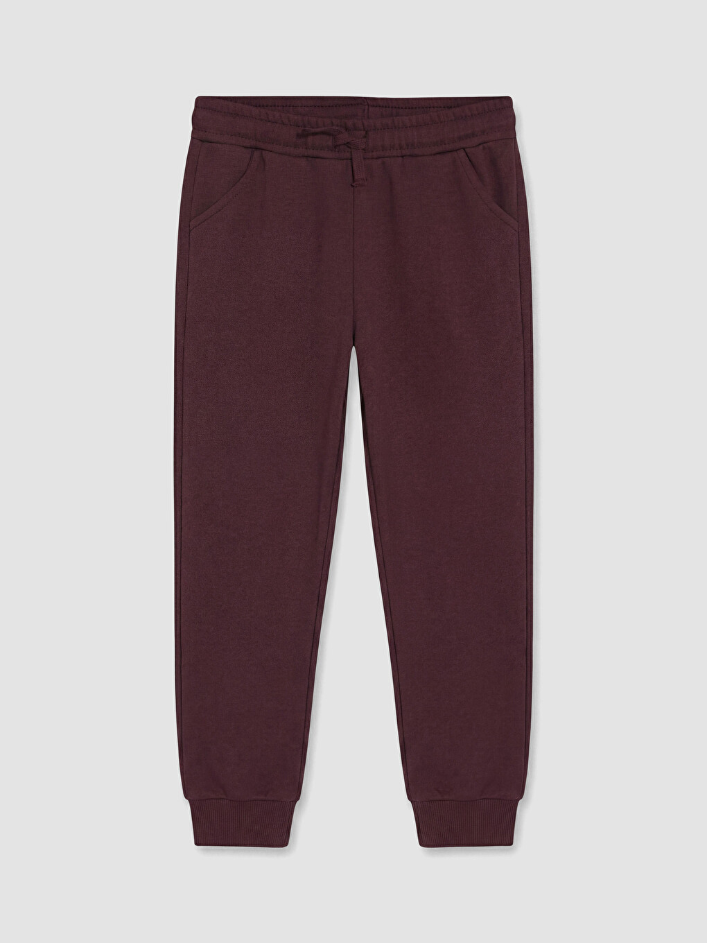 Bordo Erkek Çocuk Jogger Eşofman Altı-2