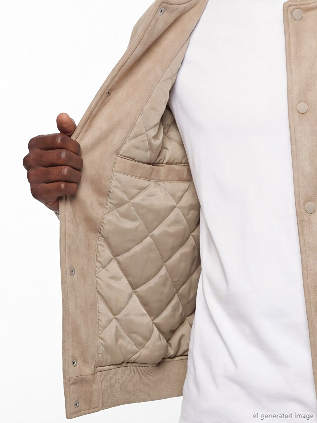Man Beige Coat-3