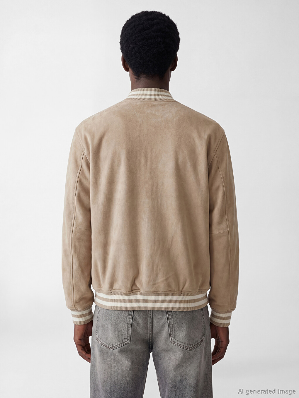 Man Beige Coat-4