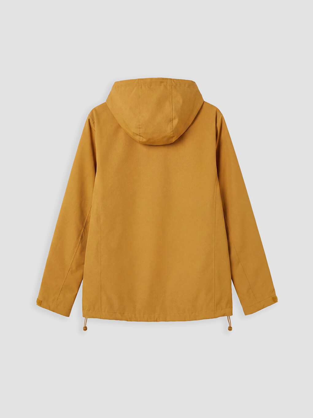 Sarı Regular Fit Kapüşonlu Erkek Yağmurluk-5
