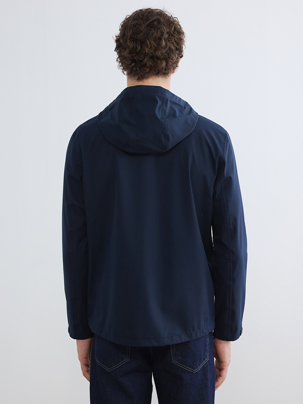 Imperméable À Capuche Pour Homme À Coupe Standard-4