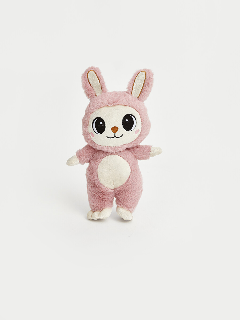 Pembe Tavşan Figürlü Bebek Kırlent-1
