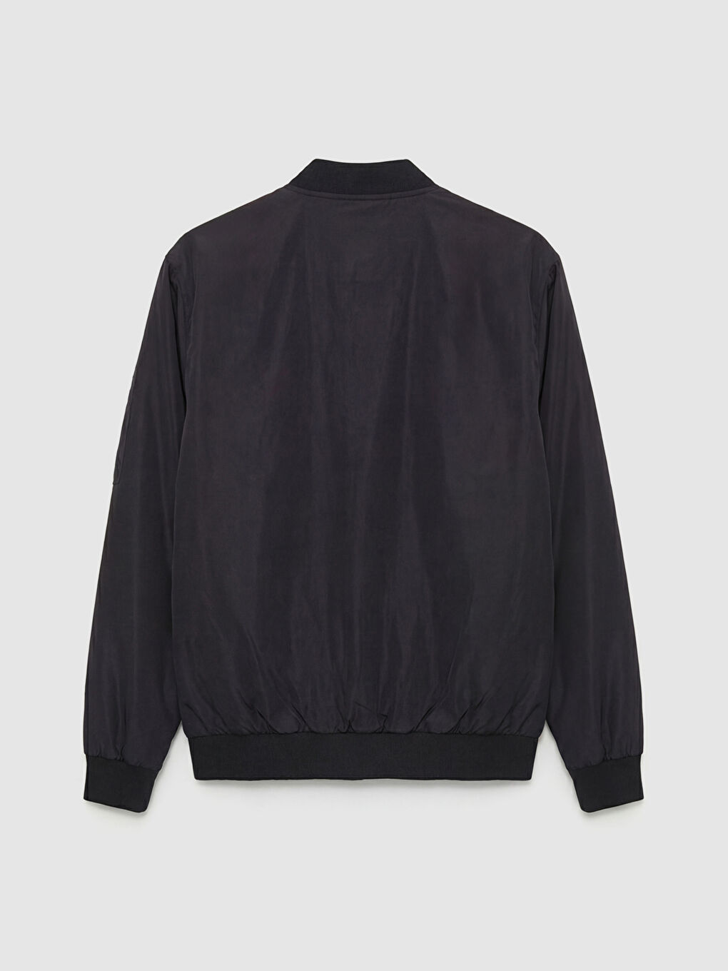 Regular Fit Baseball Collar Men's Bomber Jacket-6