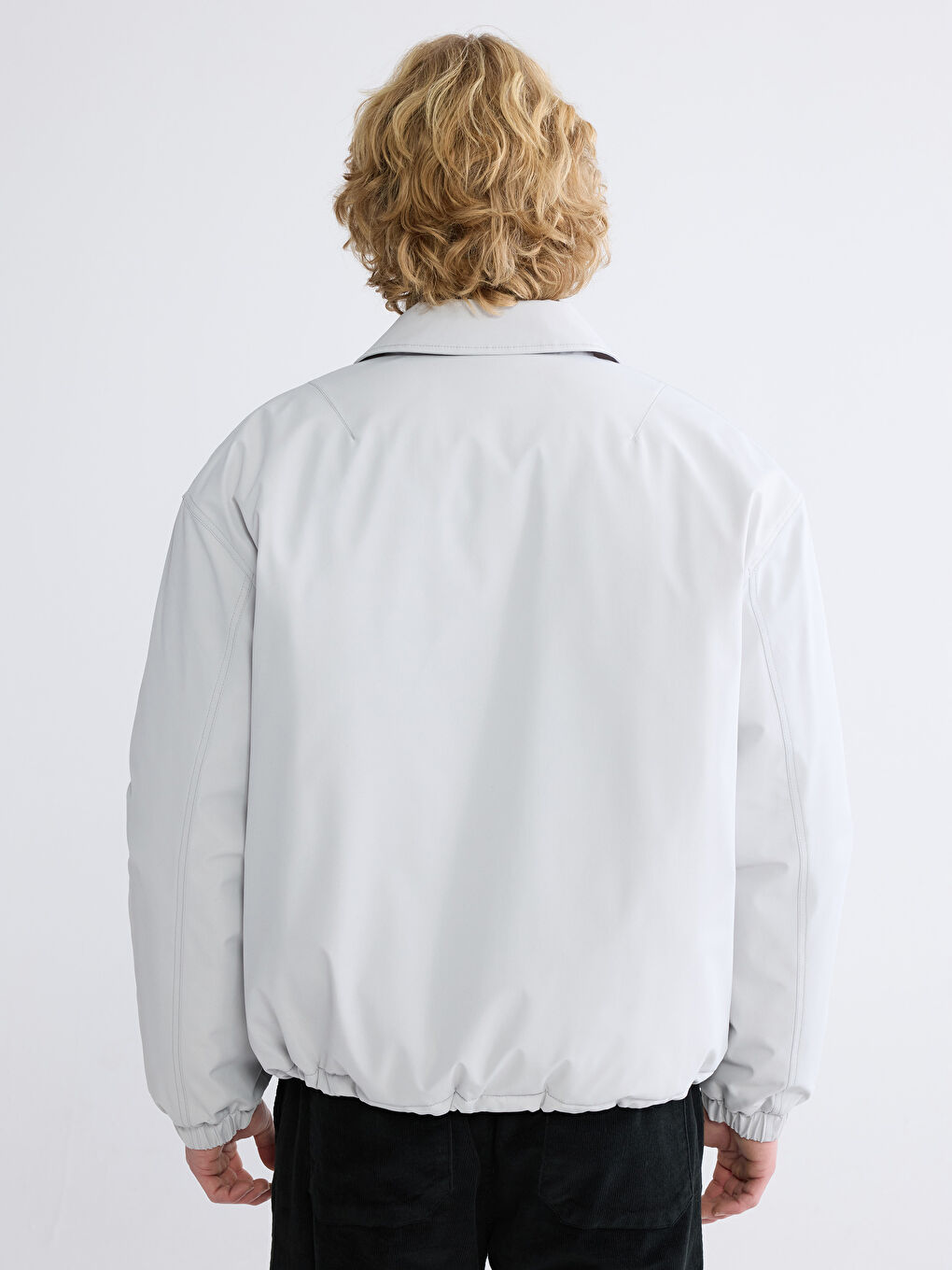 Manteau GRIS Homme-4