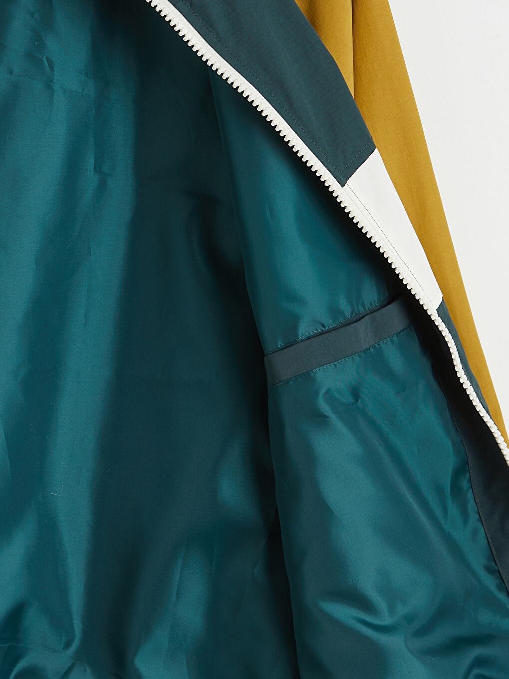 Yeşil Rahat Kalıp Erkek Yağmurluk-6