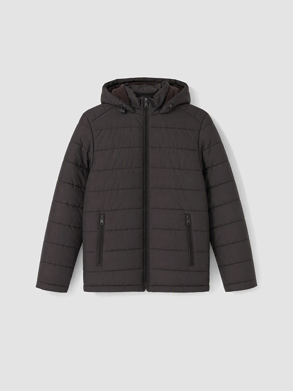 Man Khaki Puffer Coat