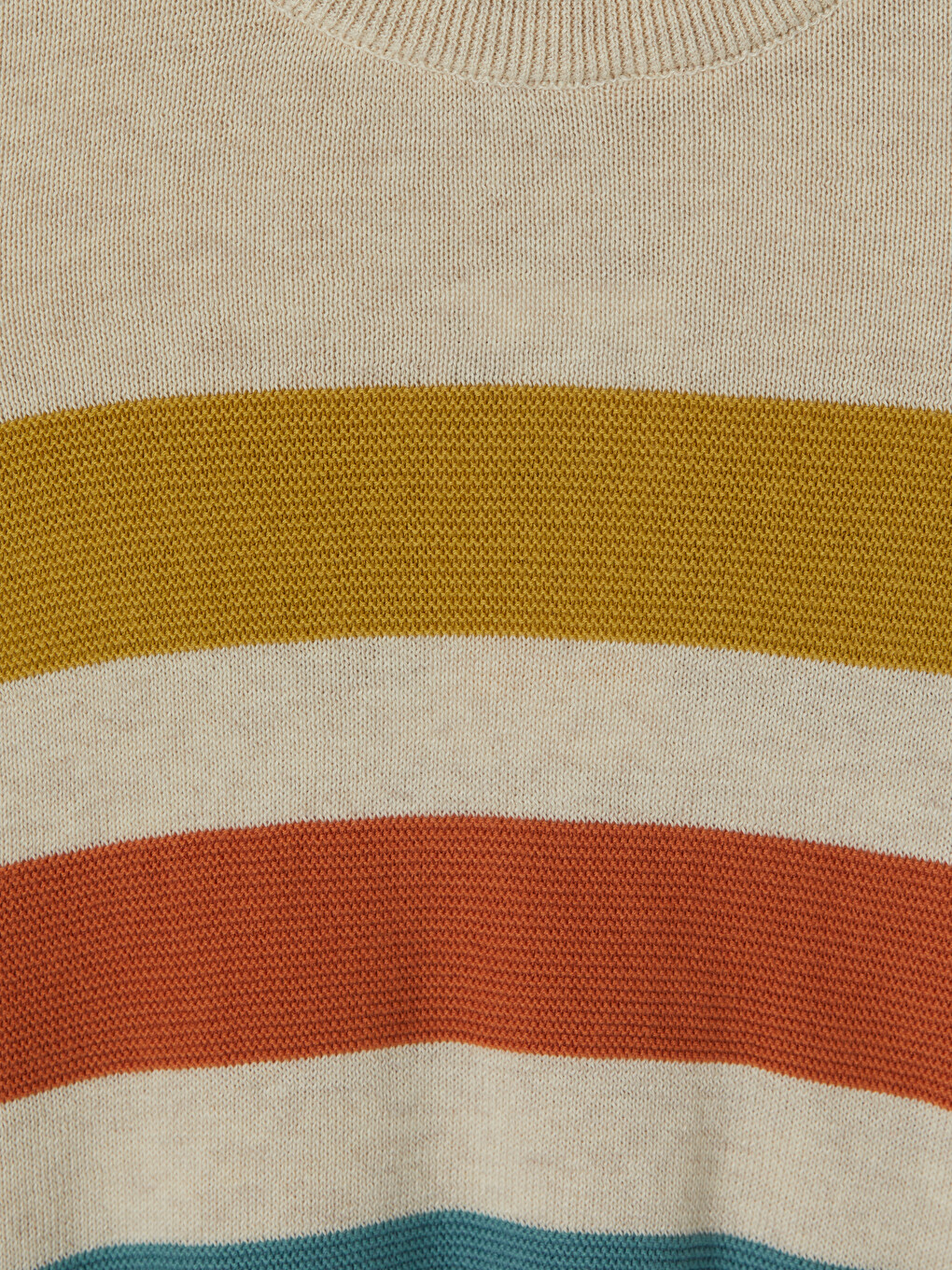 Crew Neck Boys' Striped Knitwear Sweater-2
