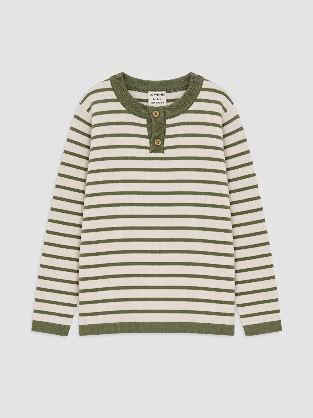 Crew Neck Striped Boys' Knitwear Sweater